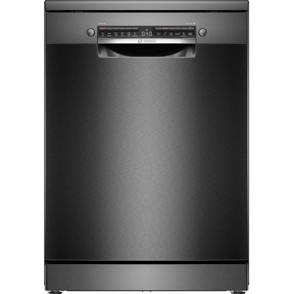 Посудомийна машина Bosch, 12компл., A+, 60см, дисплей, 3й кошик, чорний