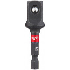 Перехідник Milwaukee ShW , з 1/4' Hex на 1/2', для торцевих головок Перехідник Milwaukee ShW , з 1/4' Hex на 1/2', для торцевих головок