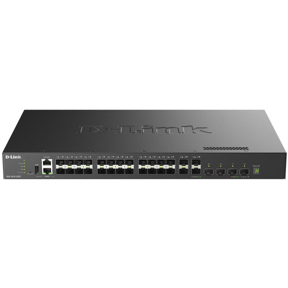 Комутатор D-Link DXS-3410-32SY 28xSFP+. 4xSFP28, L3