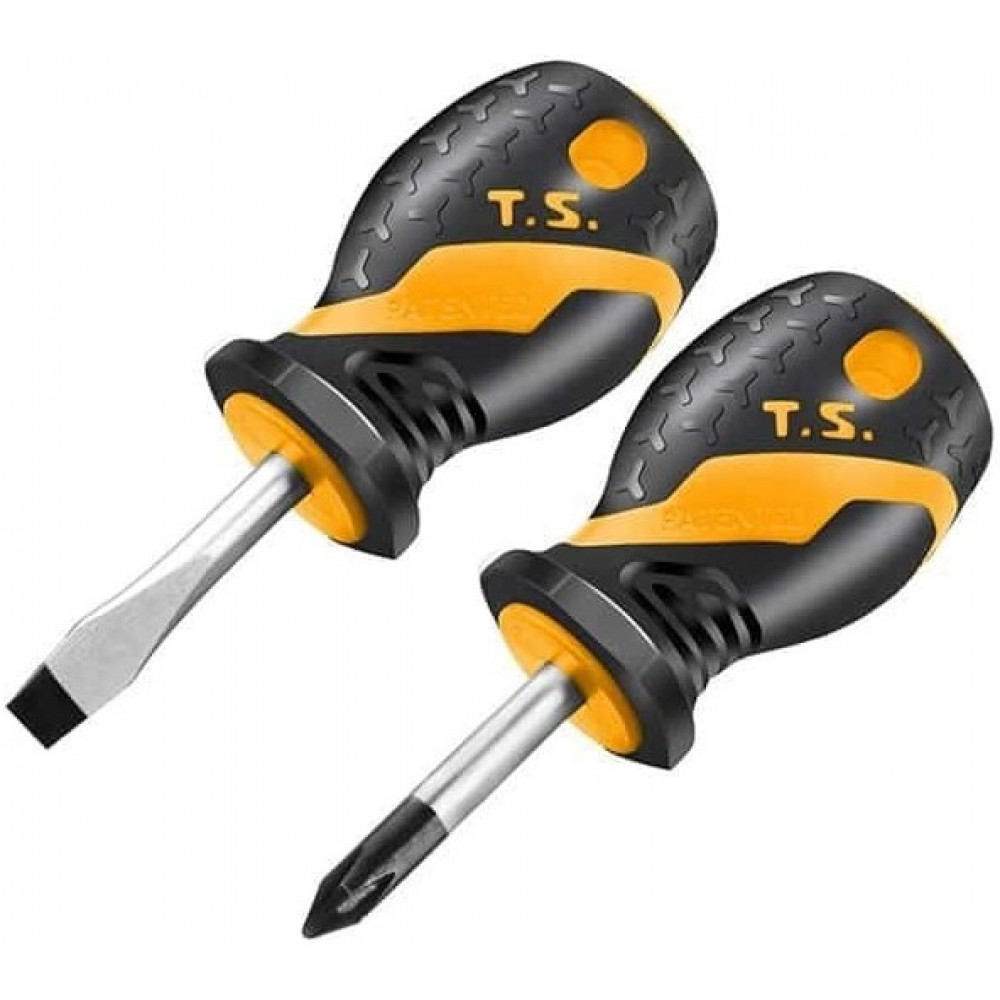 Викрутки Tolsen набір 2шт, SL,PH2, 38мм