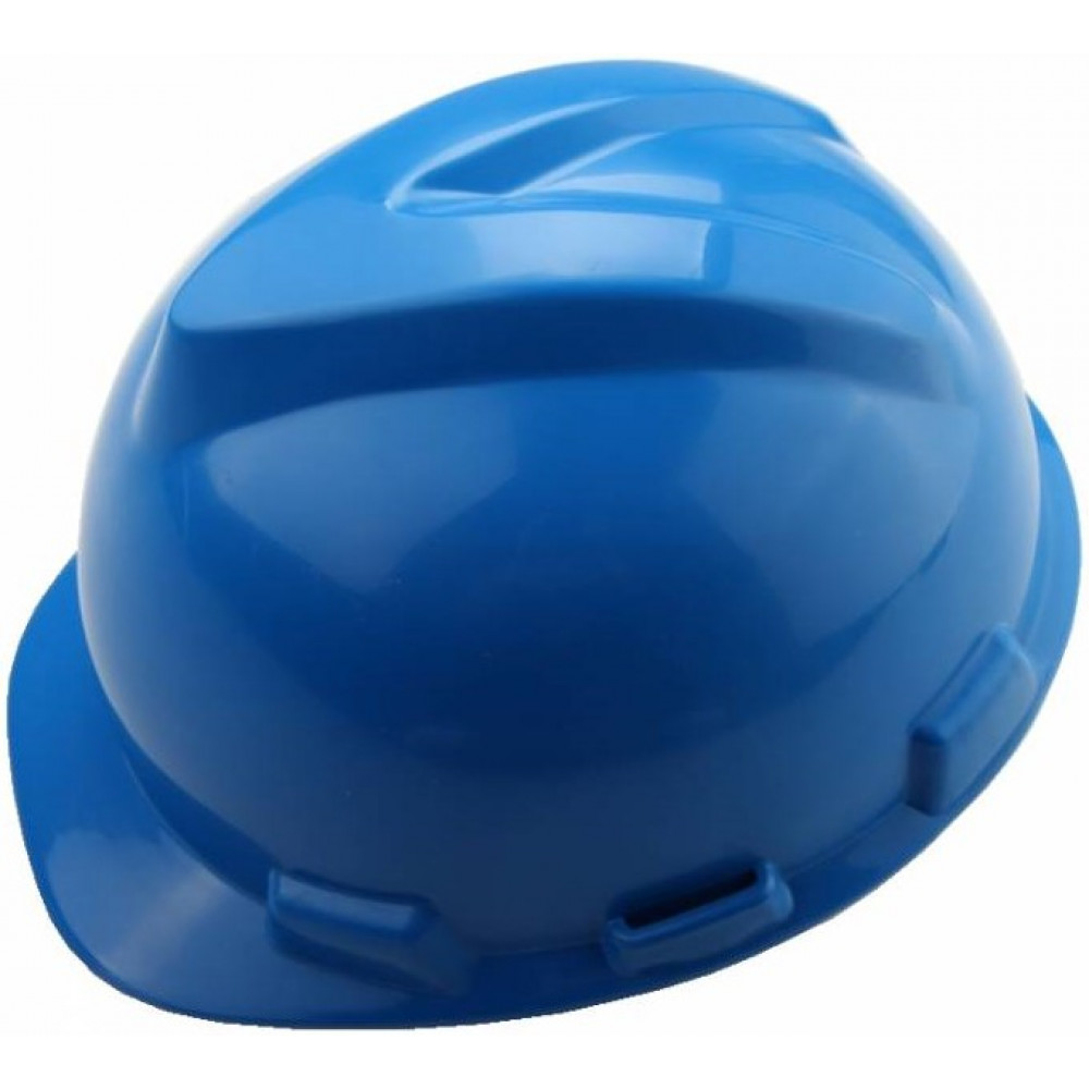 Каска захисна Tolsen, пластик поліпропілен РР, пряжка для регулювання, навушники, синій