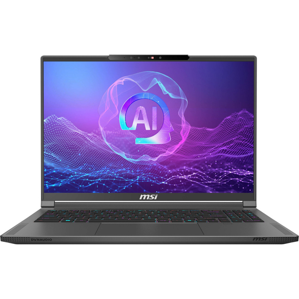Ноутбук MSI Creator A16 AI+ A3XVGG 16 UHD, Ryzen AI 9 HX 370, 32GB, F2TB, NVD4070-8, W11P, сірий