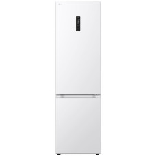 Холодильник LG з нижн. мороз., 203x60х68, холод.відд.-277л, мороз.відд.-107л, 2дв., А++, NF, інв., диспл зовн., Fresh Сonverter, білий