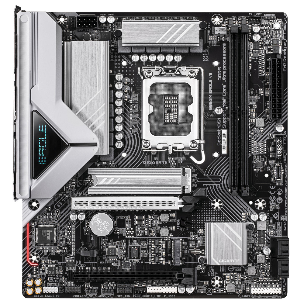 Материнська плата GIGABYTE B860M EAGLE V2 s1851 B860 2xDDR5 M.2 HDMI DP mATX