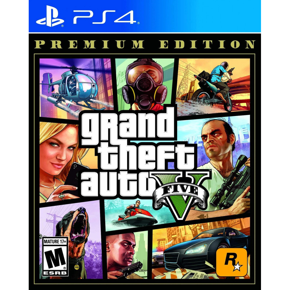 Гра консольна PS4 Grand Theft Auto V Premium Edition, BD диск