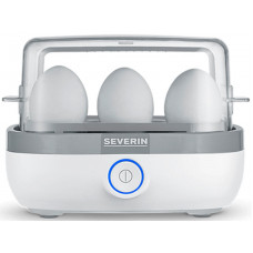 Яйцеварка Severin 420Вт, електр. керування , на 6 яєць, звуков., сигнал, пластик, білий