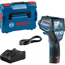 Термодетектор акумуляторний Bosch Professional GIS 1000 C, 12В, акб 1х2А·год, -40°C…+1000°C, ±1.0°C, IP54, 0.1–5м, 0.54кг, кейс Термодетектор акумуляторний Bosch Professional GIS 1000 C, 12В, акб 1х2А·год, -40°C…+1000°C, ±1.0°C, IP54, 0.1–5м, 0.54кг, кейс