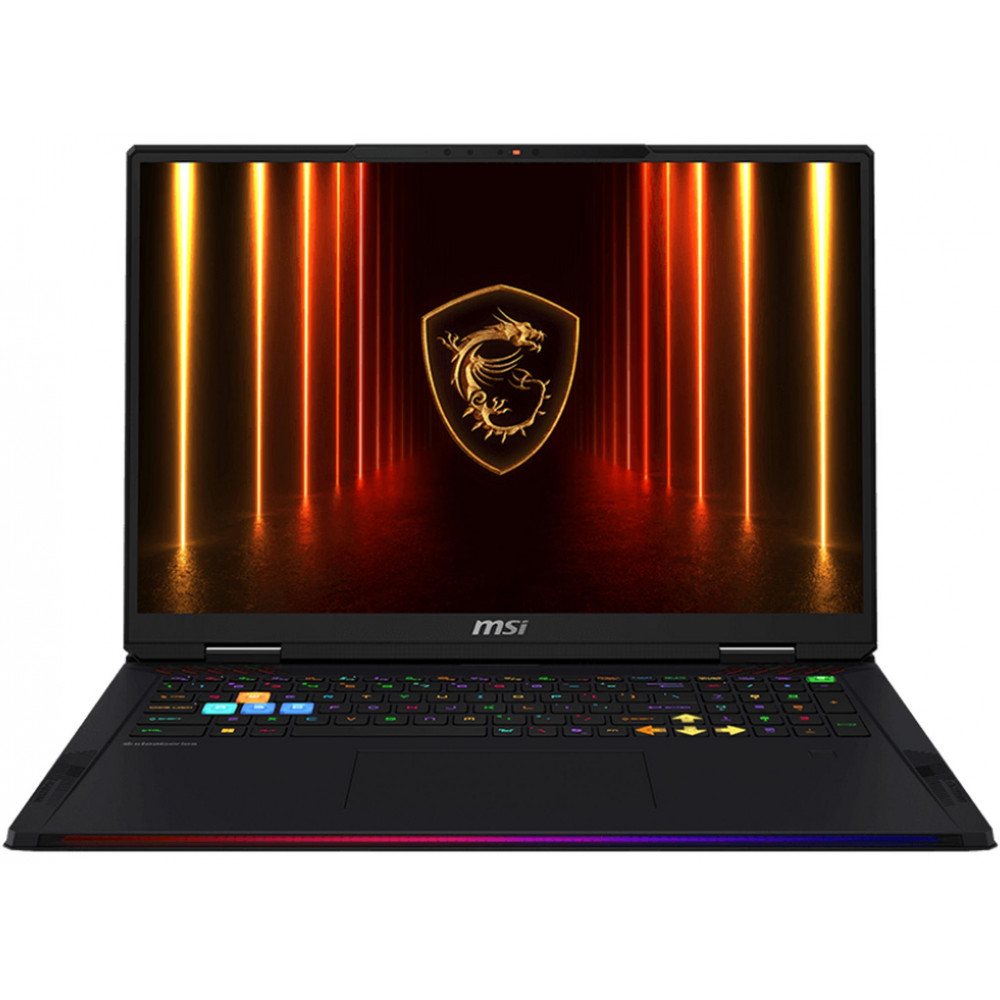 Ноутбук MSI Raider A18 HX A9WIG-212XUA UHD+ mini LED 120Hz, Ryzen 9 9955HX3D_16C_32T, 32GB, F1TB, NVD5080-16, DOS, чорний