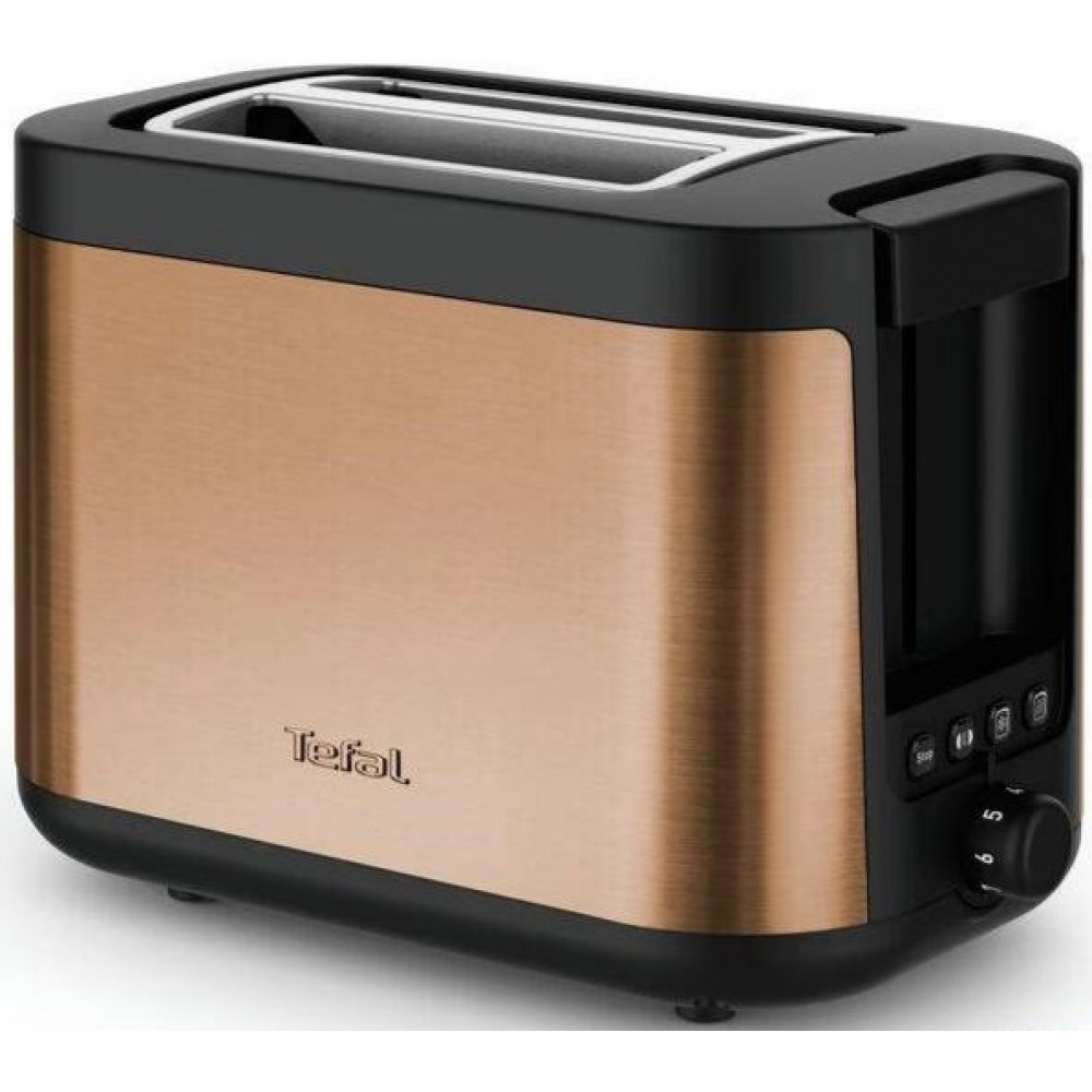 Тостер Tefal Coppertinto 850Вт, розморожування, метал, бронзовий