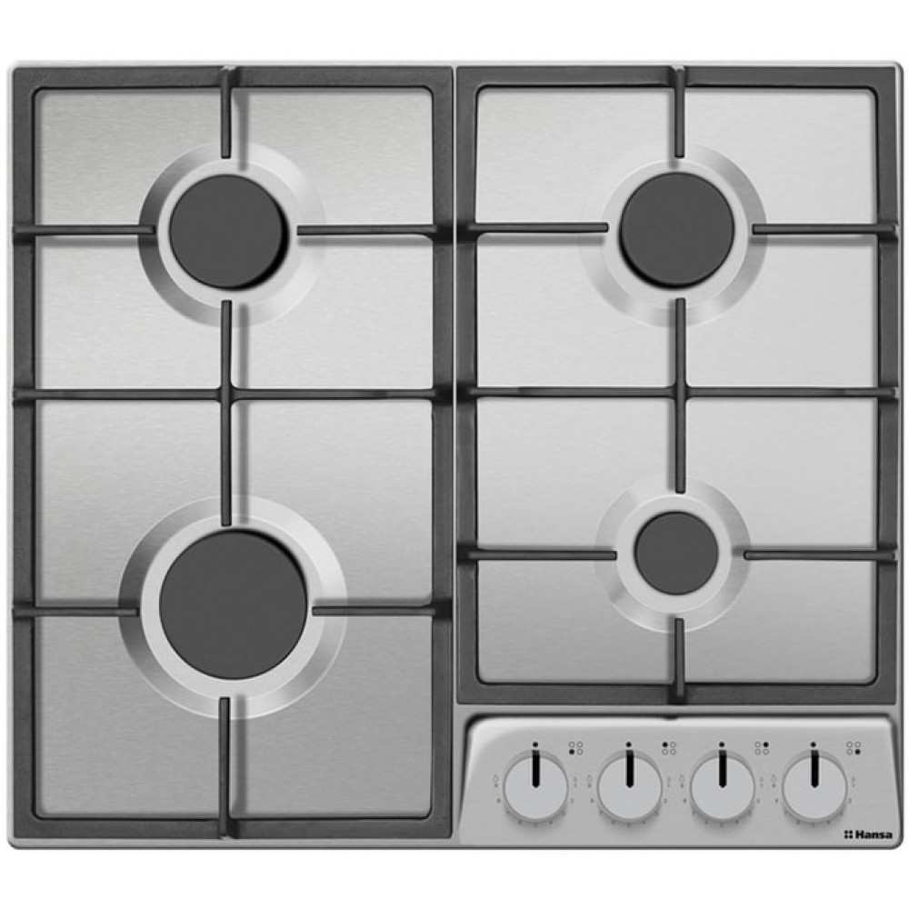 Варильна поверхня Hansa газова, 59см, чавун, нерж