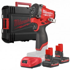 Гайковерт ударний акумуляторний Milwaukee M12 FCIWF12G3-502X 12В АКБ 2х5А·год 0-3000об/хв 542Нм 1/2 Гайковерт ударний акумуляторний Milwaukee M12 FCIWF12G3-502X 12В АКБ 2х5А·год 0-3000об/хв 542Нм 1/2