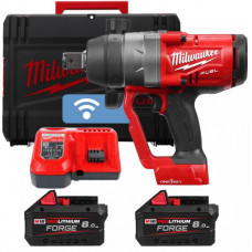 Гайковерт ударний акумуляторний Milwaukee M18 ONEFHIWF1-802X 18В АКБ 2х8А·год 0-1650об/хв 2400Нм 1/2 Гайковерт ударний акумуляторний Milwaukee M18 ONEFHIWF1-802X 18В АКБ 2х8А·год 0-1650об/хв 2400Нм 1/2