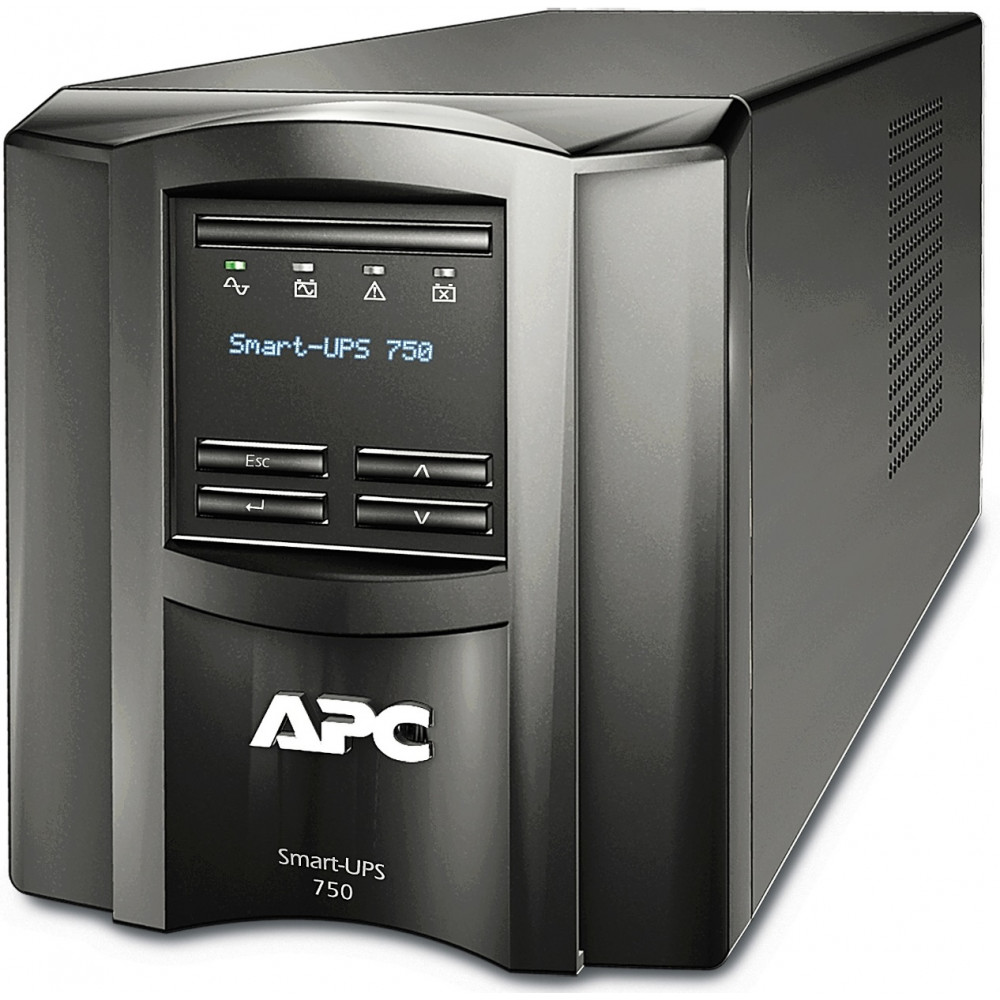 Джерело безперебійного живлення APC Smart-UPS 750VA/500W, LCD, USB, SmartConnect, 8xC13