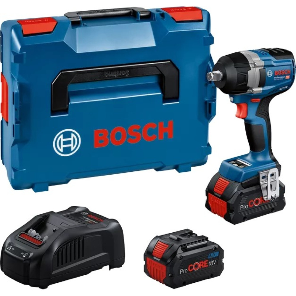 Гайковерт ударний Bosch Professional GDS 18V-750C 18В 2x8А·год до 3000об/хв 270/380/750Нм квадрат 1/2