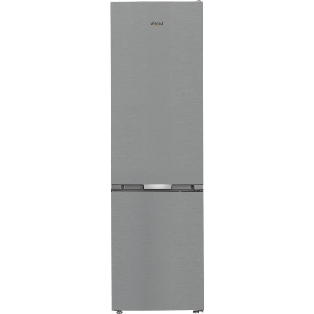 Холодильник Whirlpool з нижн. мороз., 203.5x60х66.3, холод.відд.-231л, мороз.відд.-104л, 2дв., А++, NF, інв., зона нульова, нерж