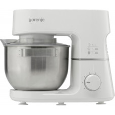 Кухонна машина Gorenje 800Вт, чаша-метал, корпус-метал, насадок-3, білий