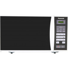 Мікрохвильова піч Panasonic, 25л, 800Вт, дисплей, відкрю ручкою, біло-чорний