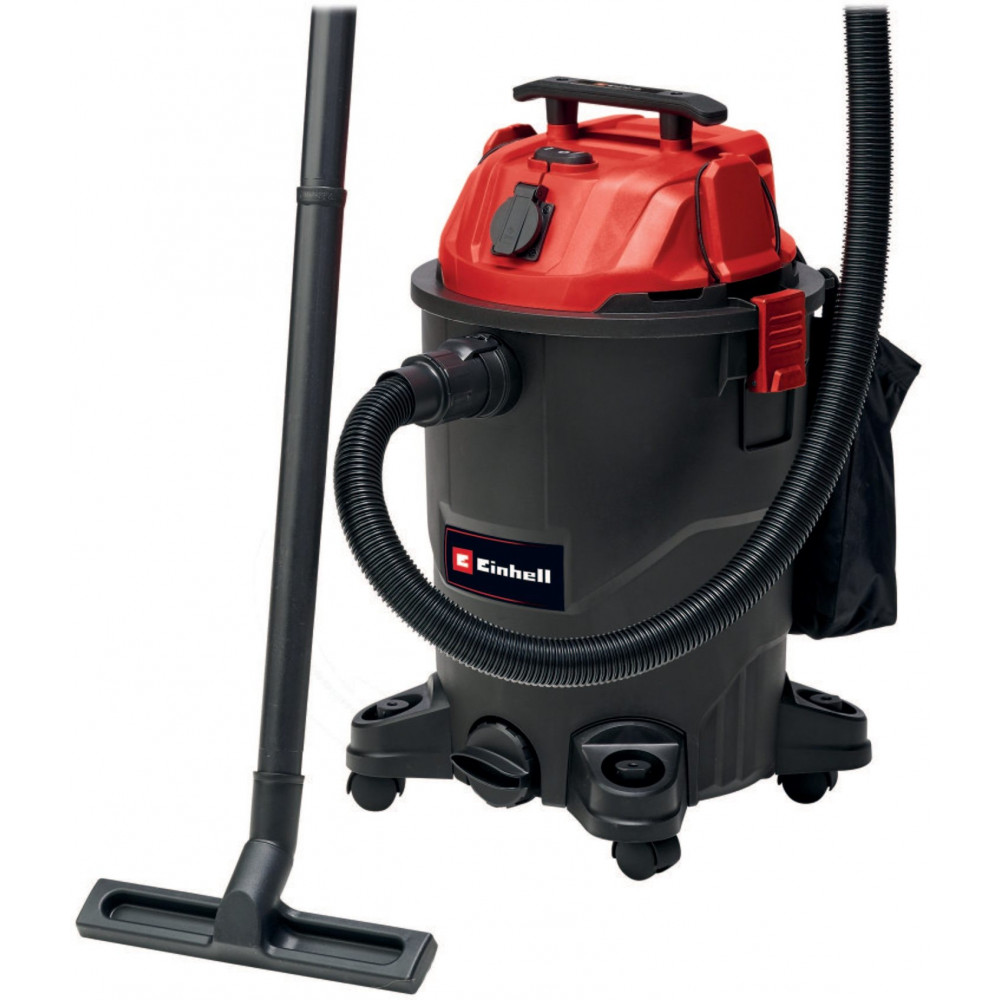 Пилосос професійний Einhell 1930А 1500Вт пластик 30л 190мбар шланг 2.5м кабель 3м розетка 2кВт 4.7кг
