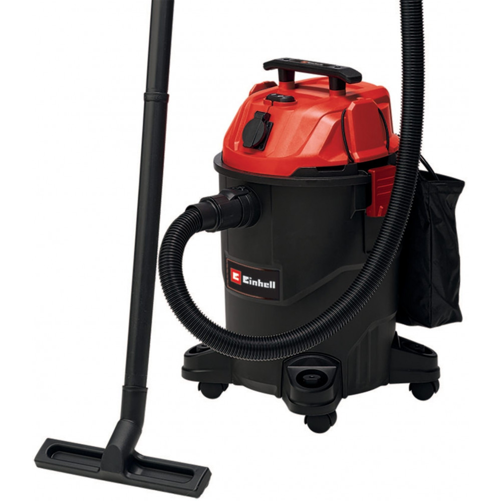 Пилосос професійний Einhell TC-VC 1825 А 1250 Вт пластик 25 л 180 мбар шланг 2.5 м кабель 3 м розетка 2.2 кВт 4.2кг