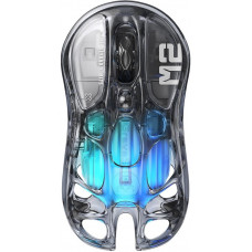 Миша GravaStar Mercury M2, BT/WL/USB-A, RGB, чорно-прозорий