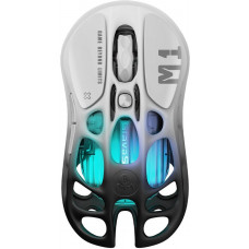 Миша GravaStar Mercury M1 Pro, BT/WL/USB-A, RGB, чорно-білий