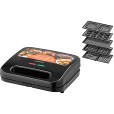 Мультимейкер Ardesto, 700Вт, комплект-5 пластин, корпус-пластик, чорний Мультимейкер Ardesto, 700Вт, комплект-5 пластин, корпус-пластик, чорний