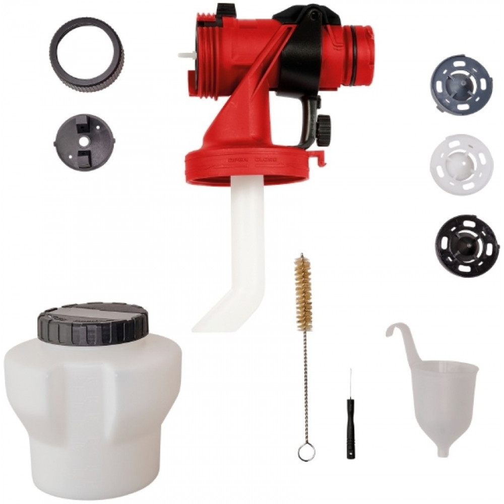 Набір до акумуляторного фарбопульта Einhell TE-SY 18/90 Li 1200мл голова 3 форсунки