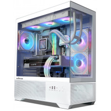 Корпус Zalman Chronix без БЖ, 1xUSB3.0, 1xUSB2.0, 1x Type C, 2x120мм ARGB Reverse,  1x120мм ARGB, VGA 410мм, LCS ready, TG Side/Front Panel, ATX, білий
