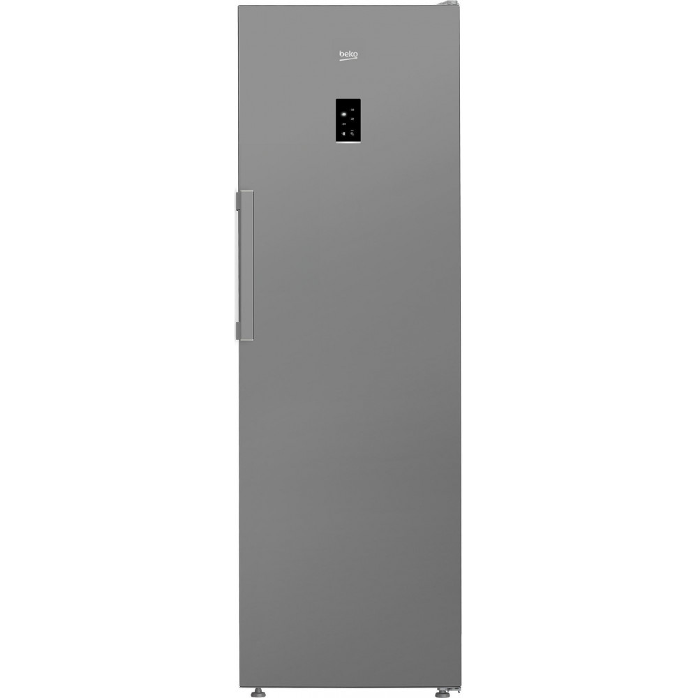 Морозильна камера Beko, 187x60x71, 286л, 1дв., A+, NF, нержавіюча сталь