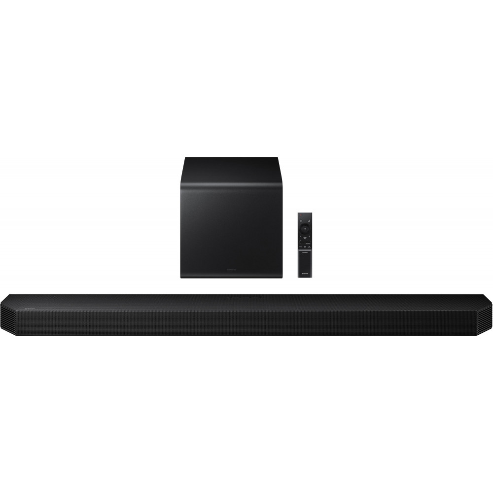 Саундбар Samsung HW-Q800F 400Вт, 5.1.2, BT, HDMI-eARC, Wi-Fi, саб, Dolby Atmos, чорний