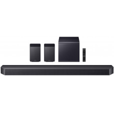Саундбар Samsung HW-Q990F 756Вт, 11.1.4, BT, HDMI-ARC, Wi-Fi, саб, Dolby Atmos, чорний