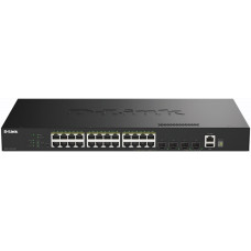 Комутатор D-Link DGS-1530-28 24xGE, 4xSFP+ Керований. L2+ Комутатор D-Link DGS-1530-28 24xGE, 4xSFP+ Керований. L2+