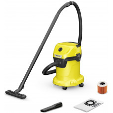 Пилосос професійний Karcher WD 3 V-17/4/20 1000Вт контейнер 17л 4.53кг