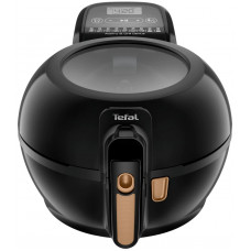 Мультипіч Tefal ActiFry & Grill Genius, 1500Вт, чаша-4л, сенсорне керув., підкл. до смартфону, авто перемішування, пластик, чорно-золотий