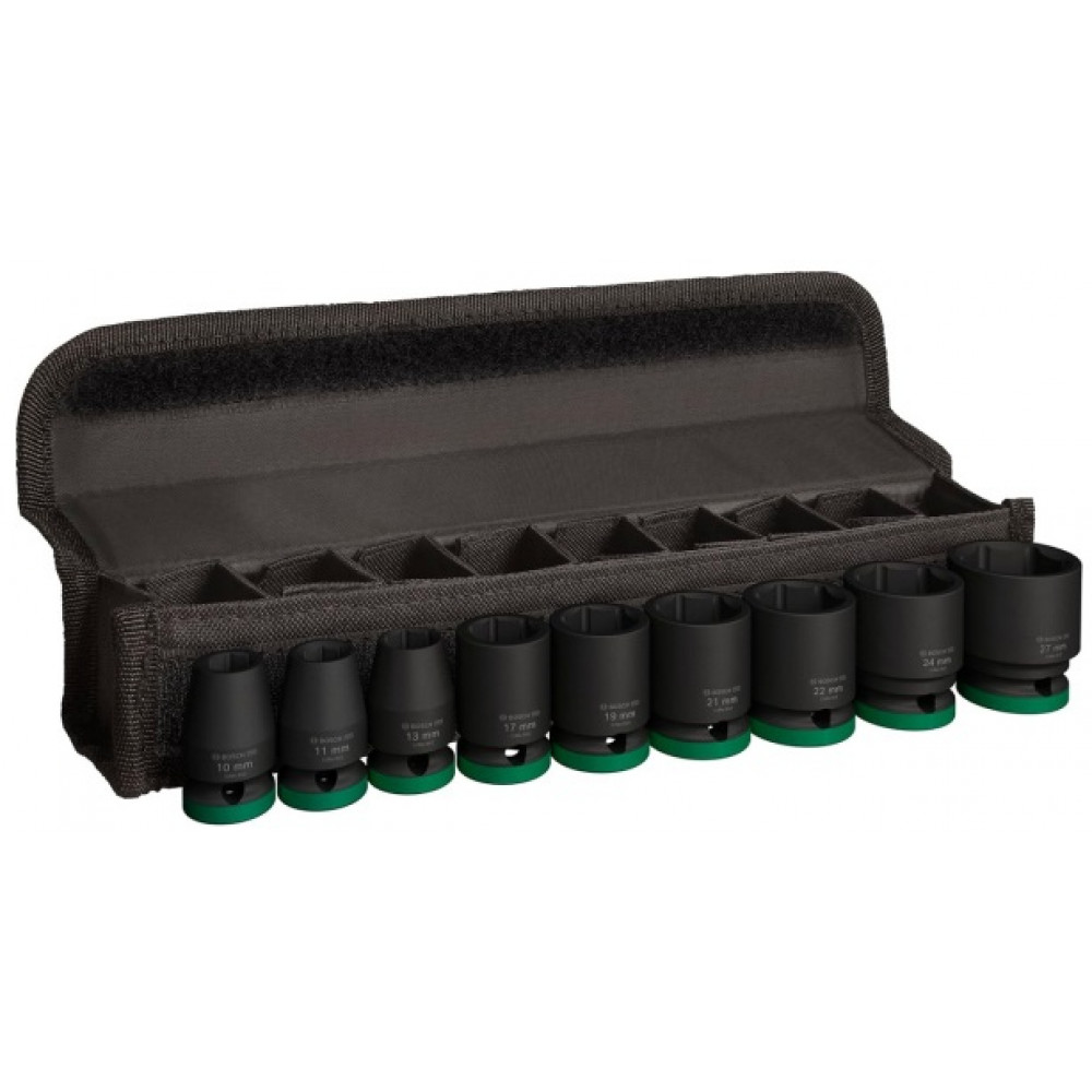 Набір ударних торцевих головок Bosch Professional Standart 9шт 3/4