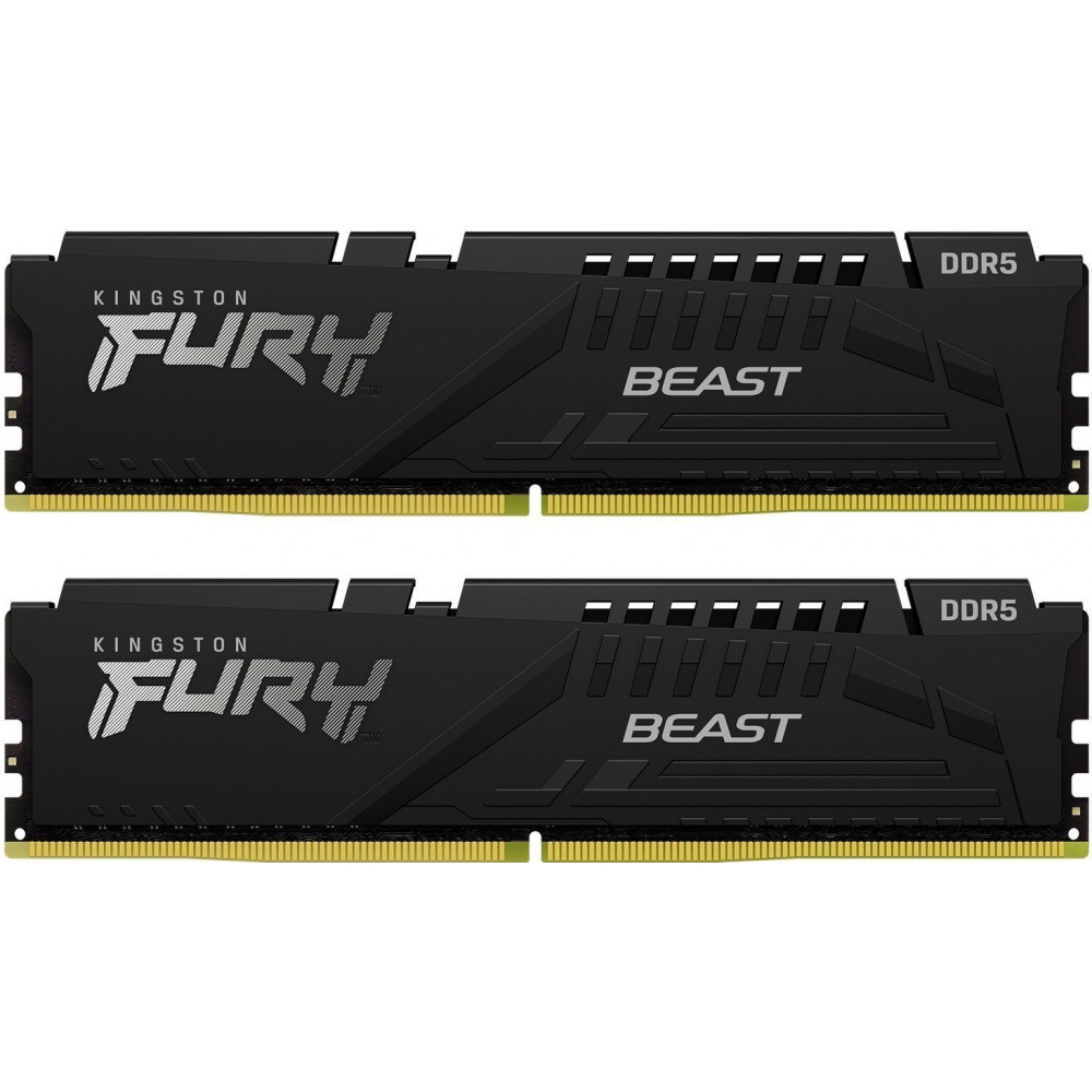 Пам'ять ПК Kingston DDR5 64GB KIT (32GBx2) 5600 FURY Beast