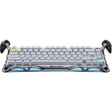 Клавіатура механічна GravaStar Mercury K1 Pro 80keys, GravaStar x Kailh Speedy Mint, EN/UKR, BT/WL/USB, сірий