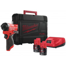 Гвинтоверт ударний акумуляторний Milwaukee M12 FID2-202X 12В АКБ 2х2А·год 0-4000об/хв 170Нм 1/4 Гвинтоверт ударний акумуляторний Milwaukee M12 FID2-202X 12В АКБ 2х2А·год 0-4000об/хв 170Нм 1/4
