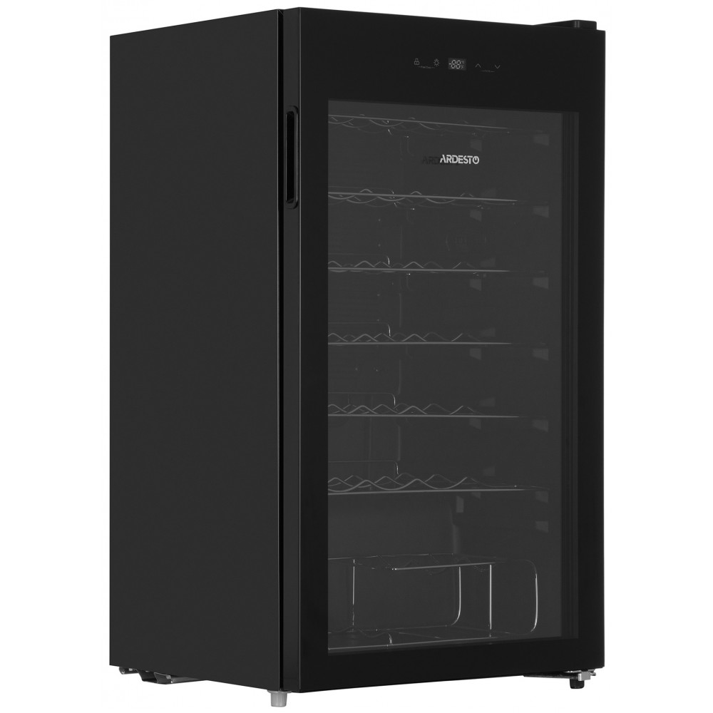Холодильник ARDESTO для вина, 84.2x48х44, мороз.відд.-96л, зон - 1, бут-34, ST, диспл внутр., чорний