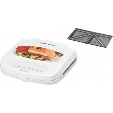 Сендвічмейкер Ardesto 700Вт, 1 пластина-сендвіч, корпус-пластик, білий