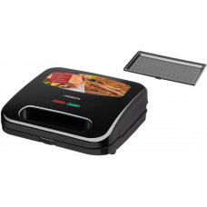 Сендвічмейкер Ardesto 700Вт, 1 пластина-гриль, корпус-пластик, чорний