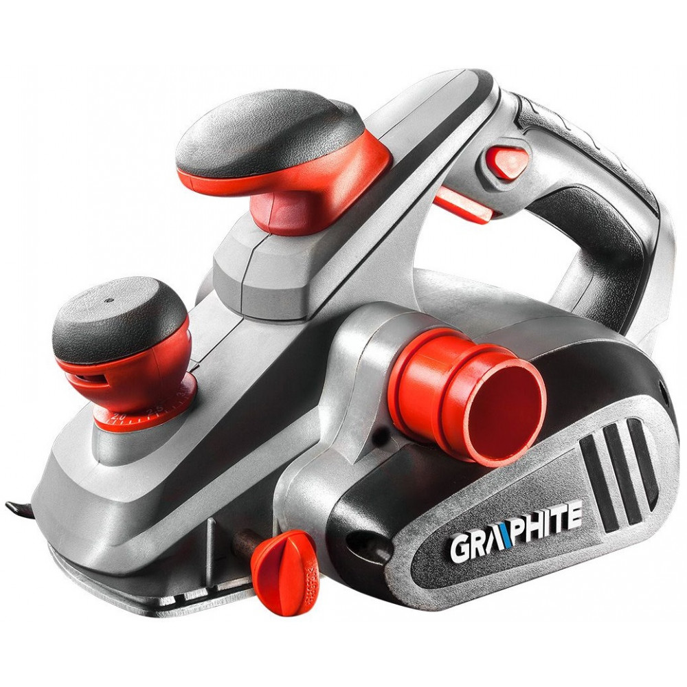 Рубанок GRAPHITE 850Вт 82мм стругання до 3мм 3.1кг