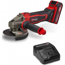 Шліфмашина кутова акумуляторна Einhell TE-AG 18/125-2 Li 1x4.0 Ah PXC 18В Акб 1х4А·год 125мм 8500об/хв 2.32кг Шліфмашина кутова акумуляторна Einhell TE-AG 18/125-2 Li 1x4.0 Ah PXC 18В Акб 1х4А·год 125мм 8500об/хв 2.32кг