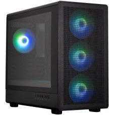Корпус Zalman M5 без БЖ, 1xUSB3.0, 1xUSB2.0, 1x Type C, 4x120мм ARGB, VGA 410мм, LCS ready, TG Side Panel, mATX, чорний