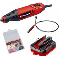 Шліфувально-гравірувальний пристрій Einhell TC-MT 150E 150Вт 10000-35000об/хв гнучкий вал, набір насадок 0.56кг