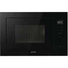 Мікрохвильова піч Gorenje вбудовувана, 25л, електр. управл., 900Вт, гриль, дисплей, чорний Мікрохвильова піч Gorenje вбудовувана, 25л, електр. управл., 900Вт, гриль, дисплей, чорний