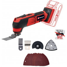 Багатофункціональний інструмент акумуляторний Einhell TE-MG 18/1 Li - Solo PXC 18В набір насадок 0.83кг без АКБ та ЗП Багатофункціональний інструмент акумуляторний Einhell TE-MG 18/1 Li - Solo PXC 18В набір насадок 0.83кг без АКБ та ЗП