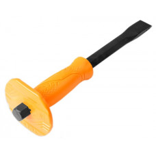 Зубило плоске Tolsen, 18x300мм, захист руки, сталь Зубило плоске Tolsen, 18x300мм, захист руки, сталь