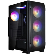 Корпус Zalman N7 PLUS V2 без БЖ, 1xUSB3.0, 2xUSB2.0, 6x120мм RGB Rainbow,  1x120мм, VGA 340мм, LCS ready, TG Side Panel, ATX, чорний