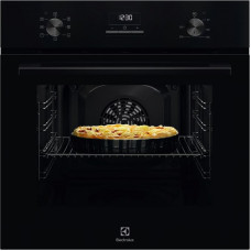 Духова шафа Electrolux електрична, 65л, A, дисплей, конвекція, чорний